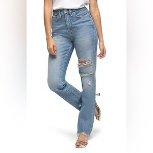 Good American GOOD BOY Ripped Chewed Hem